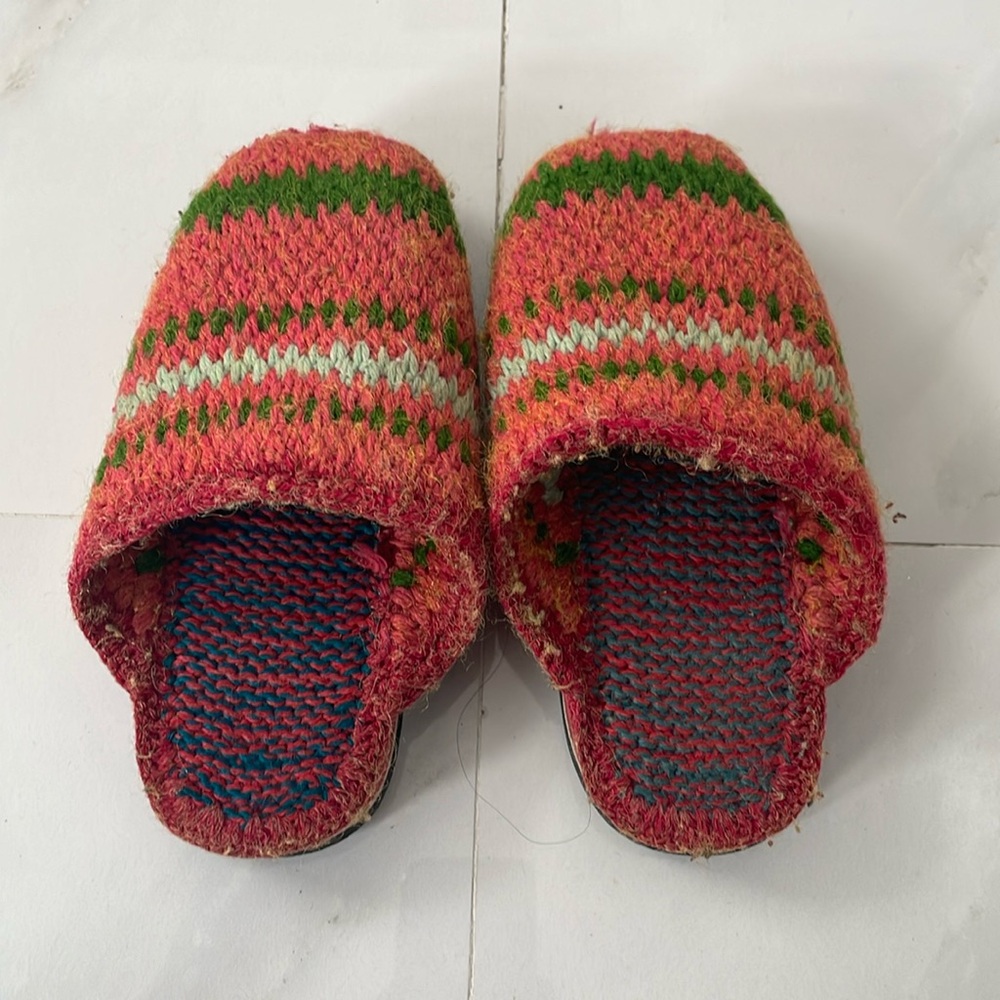 Hand Made  100% Wool Slipper -Toddler